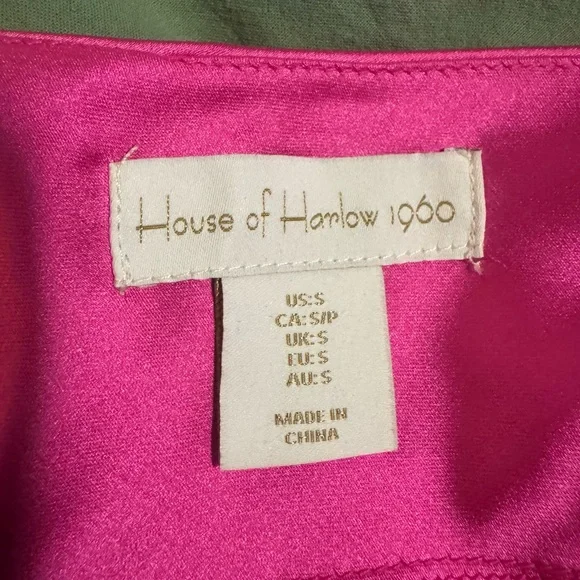 House of Harlow 1960 Pink Satin Midi Dress - Picture 5 of 5